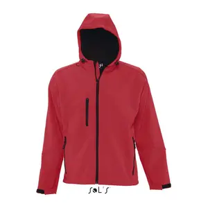 REPLAY MEN’S HOODED SOFTSHELL
